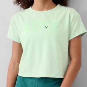 Athleta Girls Right Moves Relaxed "LOVE" Tennis T-shirt NWT Size XXL 16